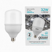 63223 Лампа Gauss Elementary LED T100 E27 32W 2600lm