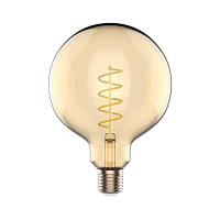 1111246 Лампа Gauss Basic Filament G125 5,5W 300lm 2200К Е27 golden LED 1/20