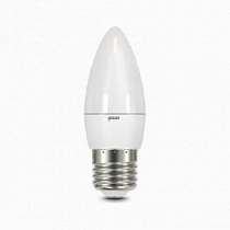 103102310 Лампа Gauss Свеча 9.5W 950lm 6500К E27 LED 1/10/50
