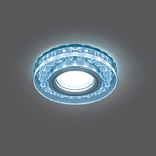 Светильник Gauss Backlight BL045 Кругл. Кристалл/Хром, Gu5.3, LED 4100K 1/40