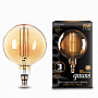 Лампа Gauss Filament G200 8W 780lm 2400К Е27 golden LED 1/6