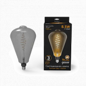 157802005 Лампа Gauss Filament ST164 8.5W 165lm 1800К Е27 gray flexible LED 1/6