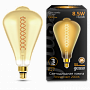 Лампа Gauss Filament ST164 8.5W 660lm 2000К Е27 golden flexible LED 1/6