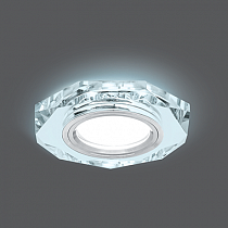 Светильник Gauss Backlight BL054 Восемь гран. Кристалл/Хром, Gu5.3, LED 4100K 1/40