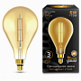 Лампа Gauss Filament PS160 6W 890lm 2700К Е27 golden straight LED 1/6