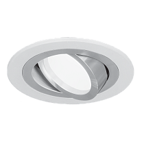 Светильник Gauss Aluminium AL010 Круг. Белый/Хром, Gu5.3