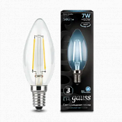 103801207 Лампа Gauss LED Filament Candle E14 7W 4100К