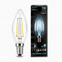 103801207 Лампа Gauss LED Filament Candle E14 7W 4100К