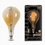 149802008 Лампа Gauss LED Vintage Filament A160 8W E27 160*300mm Golden 2400K