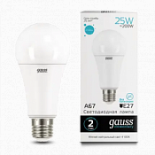 73225 Лампа Gauss LED Elementary A67 25W E27 4100K