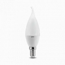 104101307 Лампа Gauss Свеча на ветру 6.5W 550lm 6500K E14 LED 1/10/50