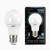 102502210 Лампа Gauss LED A60 10W E27 4100K
