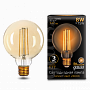 Лампа Gauss Filament G95 8W 740lm 2400К Е27 golden LED 1/20