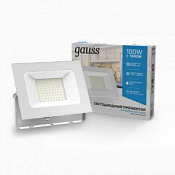 Прожектор Gauss Elementary 100W 9500lm 6500K 175-265V IP65 белый LED 1/10