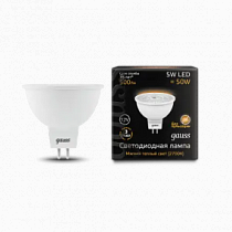 201505105 Лампа Gauss LED MR16 GU5.3 5W 12V 2700K