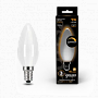 103201109-D Лампа Gauss Filament Свеча 9W 590lm 3000К Е14 milky диммируемая LED 1/10/50